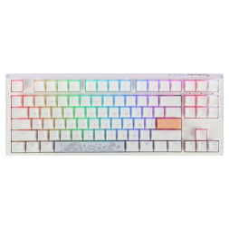 Клавіатура Ducky One 3 TKL Cherry MX Silent Red RGB UA USB White (DKON2187ST-SUAPXPWWWSC1)
