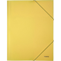 Папка на резинках Axent A4 430 мкм Pastelini yellow (1504-26-A)
