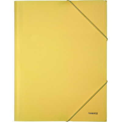 Папка на резинках Axent A4 430 мкм Pastelini yellow (1504-26-A)