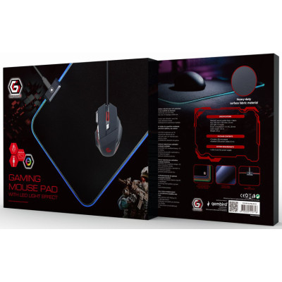 Килимок для мишки Gembird MP-GAMELED-M