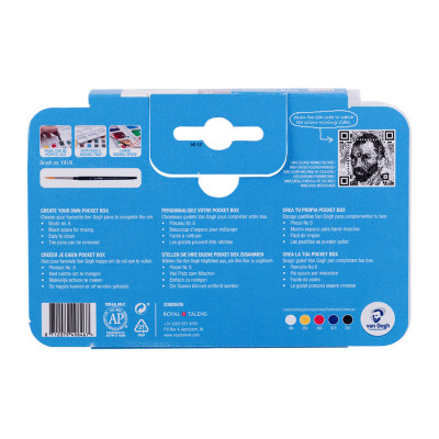 Акварельні фарби Royal Talens Van Gogh Primary 5 кювет (8712079498467)