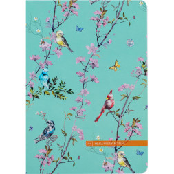 Книга записна Axent A5 Olga Selyshcheva Spring 80 аркушів, клітинка (8700-9-A-OS)