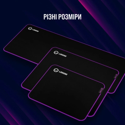 Килимок для мишки Lorgar Main 315 Black/Purple (LRG-GMP315)