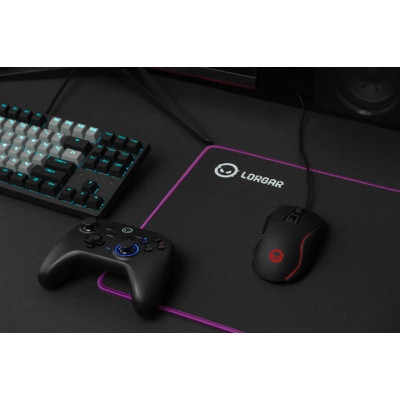 Килимок для мишки Lorgar Main 315 Black/Purple (LRG-GMP315)