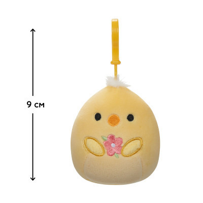 М&#039;яка іграшка Squishmallows на кліпсі - Пташеня Трістон 9 см (SQCP00182)