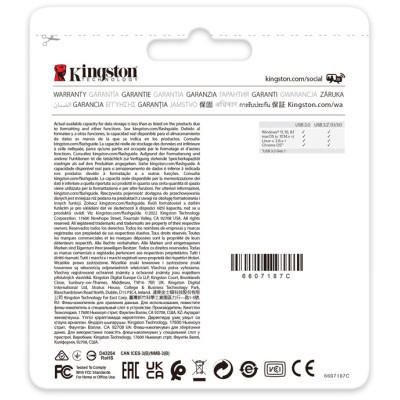 USB флеш накопичувач Kingston 64GB DataTraveler Exodia Onyx USB 3.2 Gen 1 Black (DTXON/64GB)