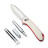 Ніж Civivi Elementum II Button Lock + StellarQuill Pen (Комплект) (C23049)