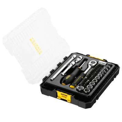 Набор инструментов Stanley FatMax Maxi Drive торцевых 1/4&quot;, шестигранных, 48 шт., кейс (FMMT98101-0)