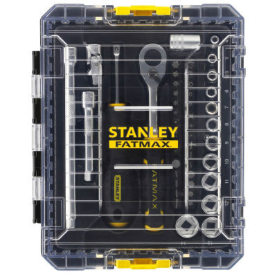 Набор инструментов Stanley FatMax Maxi Drive торцевых 1/4&quot;, шестигранных, 48 шт., кейс (FMMT98101-0)
