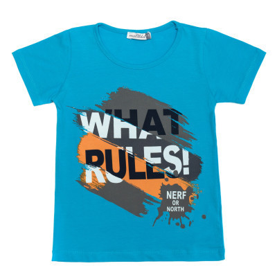 Піжама дитяча Matilda &quot;WHAT RULES!&quot; (M12264-3-128B-blue)