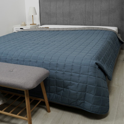 Покривало Viluta стьобане двустороннє Дует Місячне Сяйво 140х210 (дует_м.сяйво_210*140)