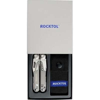 Мультитул Rocktol 19-в-1 з титановим покриттям та нейлоновим чохлом (SK02)