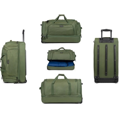 Дорожня сумка TravelZ Wheelbag Doubleloader green 96L (603099) (931072)