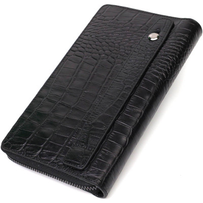 Сумка Bond Accessories З одним відділенням з натуральної шкіри Чорна (22030)