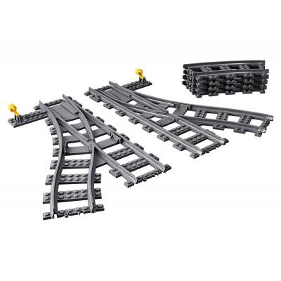 Конструктор LEGO City Залізничні стрілки 8 деталей (60238)