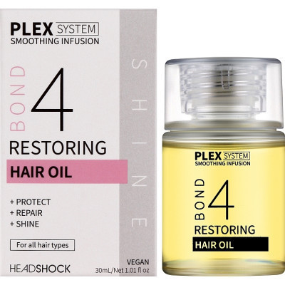 Олія для волосся Headshock Plex System Restoring Hair Oil №4 Відновлювальна 30 мл (5031413936032)