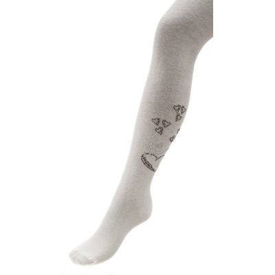 Колготки дитячі BNM зі стразами (M0C0302-1174-9G-white)