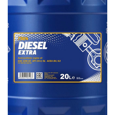 Моторна олива Mannol DIESEL EXTRA 20л 10W-40 (MN7504-20)
