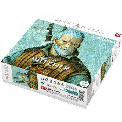 Пазл GoodLoot The Witcher Geralt of Rivia &amp; Vincent van Gogh 1000 ел. (5908305247548)
