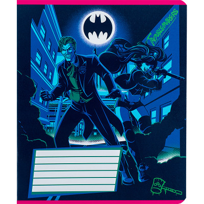 Зошит Kite DC Comics 18 аркушів, лінія (DC24-237)