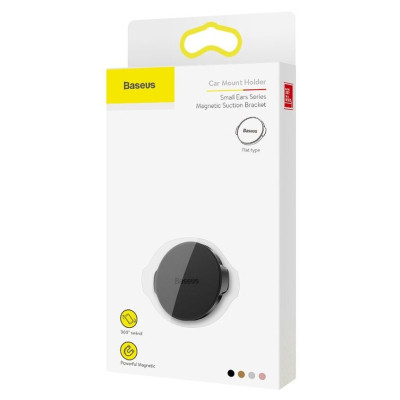 Універсальний автотримач Baseus Small ears series Magnetic suction bracket (Flat type) black (SUER-C01)