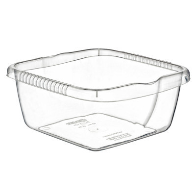 Таз Irak Plastik Квадратний Прозорий 10 л (5232)