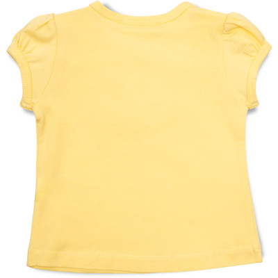 Футболка дитяча Breeze з мереживом (6640-74G-yellow)