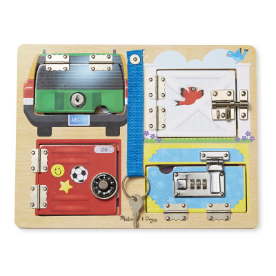 Ігровий набір Melissa&amp;Doug Деревянная доска с защелками и блокировкой (MD19540)