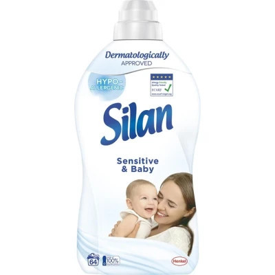 Кондиціонер для білизни Silan Sensitive &amp; Baby 1408 мл (9000101801064)