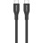 Дата кабель USB-C to USB-C 1.0m CC60SC10 60W Silicon Black Canyon (CNS-CC60SC10B)