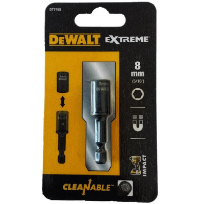 Головка магнітна DeWALT магнітна EXTREME IMPACT знімна, 1/4&quot;х8 мм (DT7465)