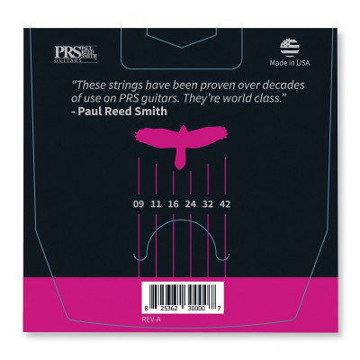 Струни для гітари PRS Classic Super Light Guitar Strings 09-42 (100148001001001)