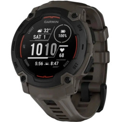 Смарт-годинник Garmin Instinct E, 45 mm, Black Bezel with Charcoal Band, GPS смарт-годинник (010-02933-00)