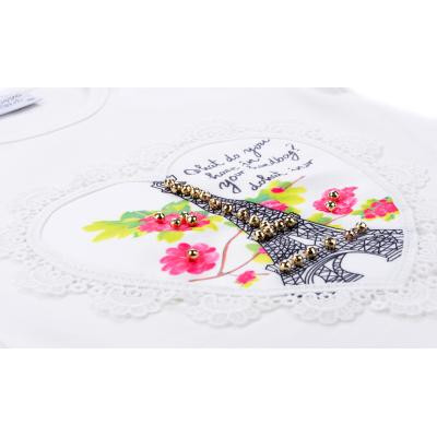Футболка дитяча Breeze з вежею (8326-128G-white)