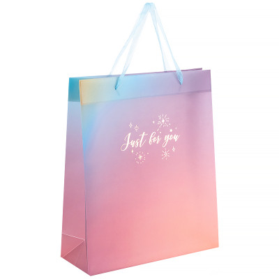 Подарунковий пакет Axent пластиковий Just for you-2, 32х27 см (8504-38-A)
