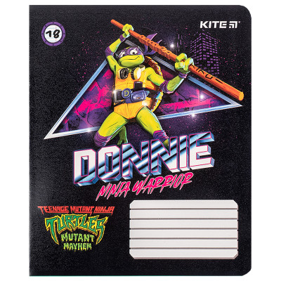 Зошит Kite Ninja Turtles, 18 аркушів, лінія (NT24-237)