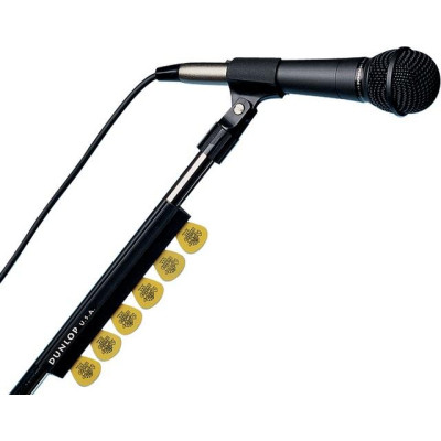 Держатель для медиаторов Jim Dunlop 7&quot; Black Mic Stand Pickholder Для микрофонной стойки (5010)
