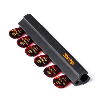 Держатель для медиаторов Jim Dunlop 7&quot; Black Mic Stand Pickholder Для микрофонной стойки (5010)