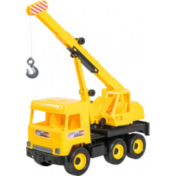 Спецтехніка Tigres Авто &quot;Middle truck&quot; кран (жовтий) в коробці (39491)