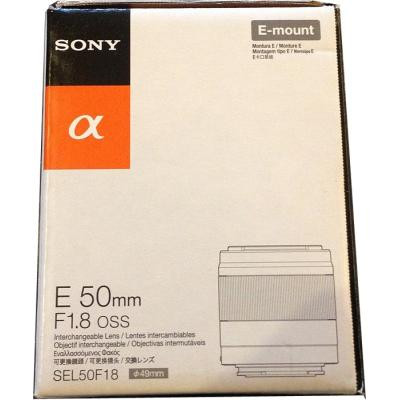 Об&#039;єктив Sony 50mm f/1.8 Black for NEX (SEL50F18B.AE)
