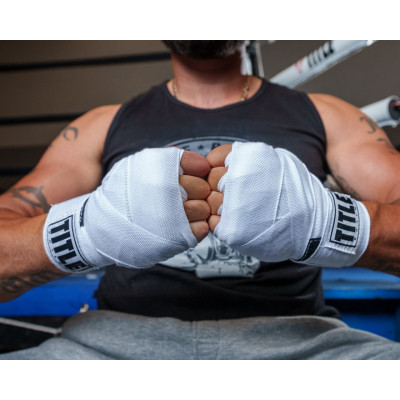 Бинт для спорту Title Boxing Select 180&quot; Semi Elastic Mexican 4.5м White (SMHW XL WH)