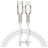 Дата кабель USB-C to Lightning 1.0m Cafule Metal PD 20W white Baseus (CATLJK-A02)