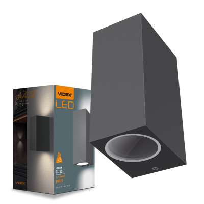 Світильник Videx архітектурний AR012G IP54 GU10x2 (VL-AR012G)