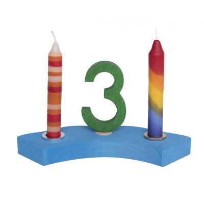 Свічка Nic для торта Помаранчеві смуги (NIC522727)