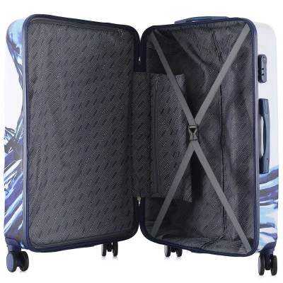 Валіза Semi Line Print 28&quot; L White/Blue (T5653-3)