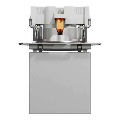 Розетка Schneider Electric ASFORA з кришкою, алюміній (EPH3100161)