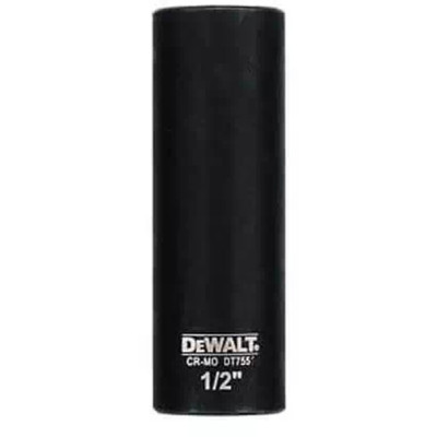 Головка торцева DeWALT ударна &quot;IMPACT&quot; 1/2&quot; х 19 мм, подовжена, шестигранна (DT7553)