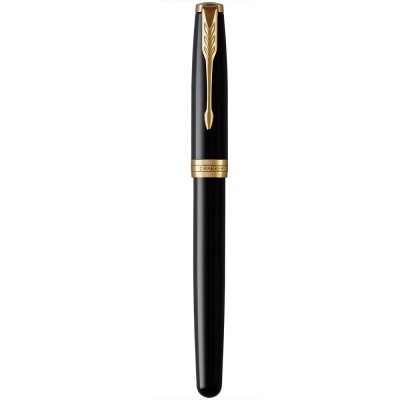 Ручка пір&#039;яна Parker SONNET 17 Black Lacquer GT  FP F (86 015)