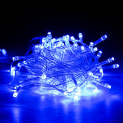 Гірлянда YES! Fun LED Christmas time 100 ламп, блакитна, 5м. 8 режимів (801151)