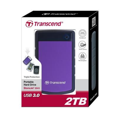 Зовнішній жорсткий диск 2.5&quot; 2TB Transcend (TS2TSJ25H3P)